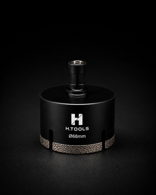 H.tools BlackCore Pro Ø68 mm – Mèche Cloche Diamant Premium